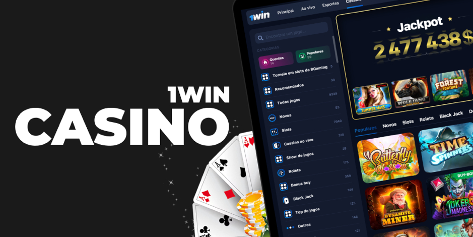 The banner highlighting the diverse selection of casino games available on the 1win platform, catering to a wide range of player preferences and interests.