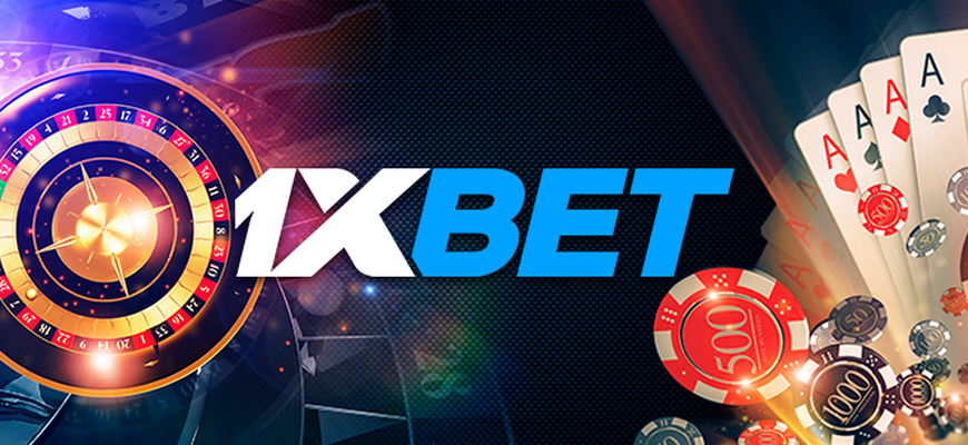 The banner showcasing the wide range of casino games featured on the 1xbet platform, providing players with a comprehensive gaming experience.