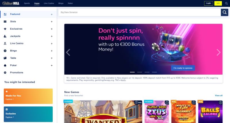 William Hill casino review