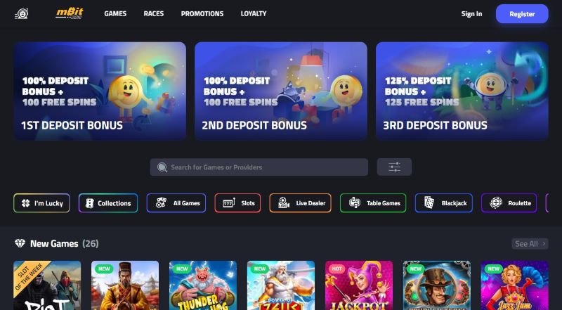 mBit casino review